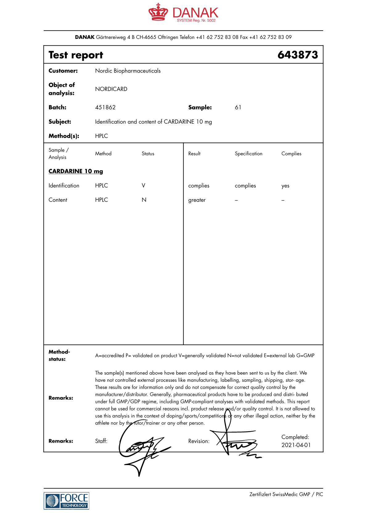 Analysis Report